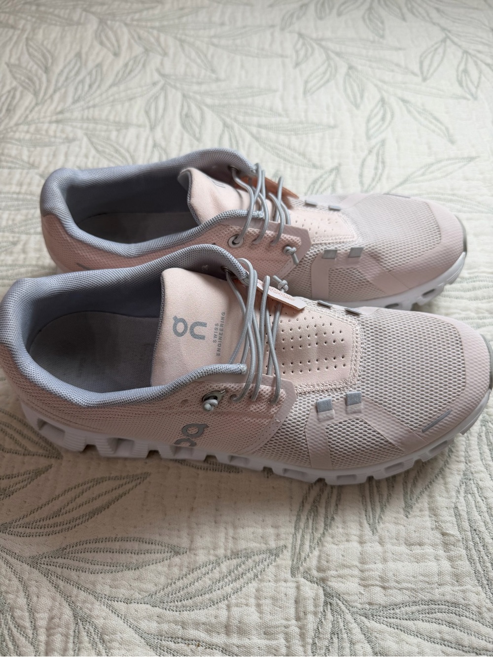 On Cloud Women's Athletic Sneakers - Blush; W9.5